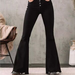 Flying Monkey- High Rise Super Flare Jean